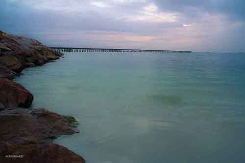 Esperance Jetty Sunrise on a cloudy March morning 2016