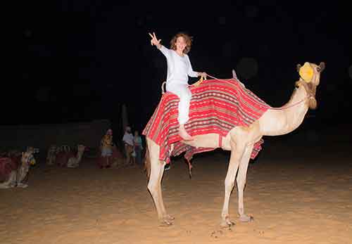 You just have to ride a camel, go to a Bedouin Dinner, watch an Arabic Authentic dance…. you might even want to try shisha!!!!!